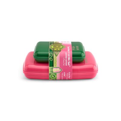 Caboodles Womens Care Pack Lil Bit Set Cosmetic Case, Wicked-Pink &amp; Green