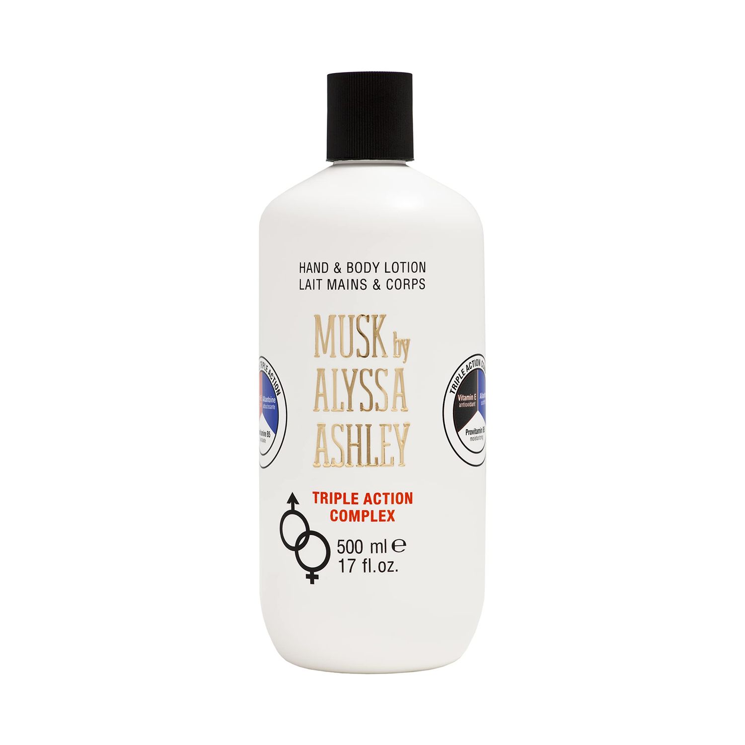 Alyssa Ashley Musk Hand Body Lotion - Hand Lotion for Dry Hands - Body Cream for Women and Men - Hydrating Cream for Smooth Skin - 16.9 oz