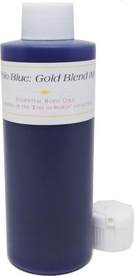 Polo Blue: Gold Blend - Type For Men Scented Body Oil Fragrance Flip Cap - Purple - 4 oz. - ID32157