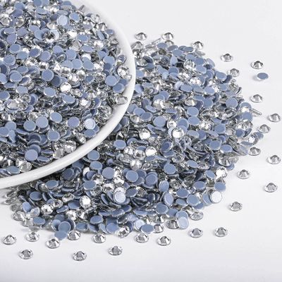 Beadsland Flatback Rhinestones Bulk,14400pcs Crystal Rhinestones for Nails Crafts Clothes DIY Decoration, Crystal, SS16, 3.8-4.0mm