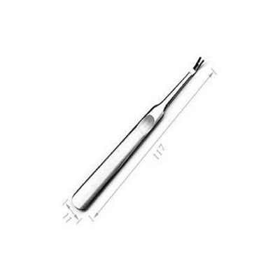 OLIREXD Professional Stainless Steel Cuticle Pusher Trimmer Remover Dead Skin Hangnails Nails Cleaner Scissors Remover Nipper Clipper/Nail Art Manicure Tool for Adult, Silver