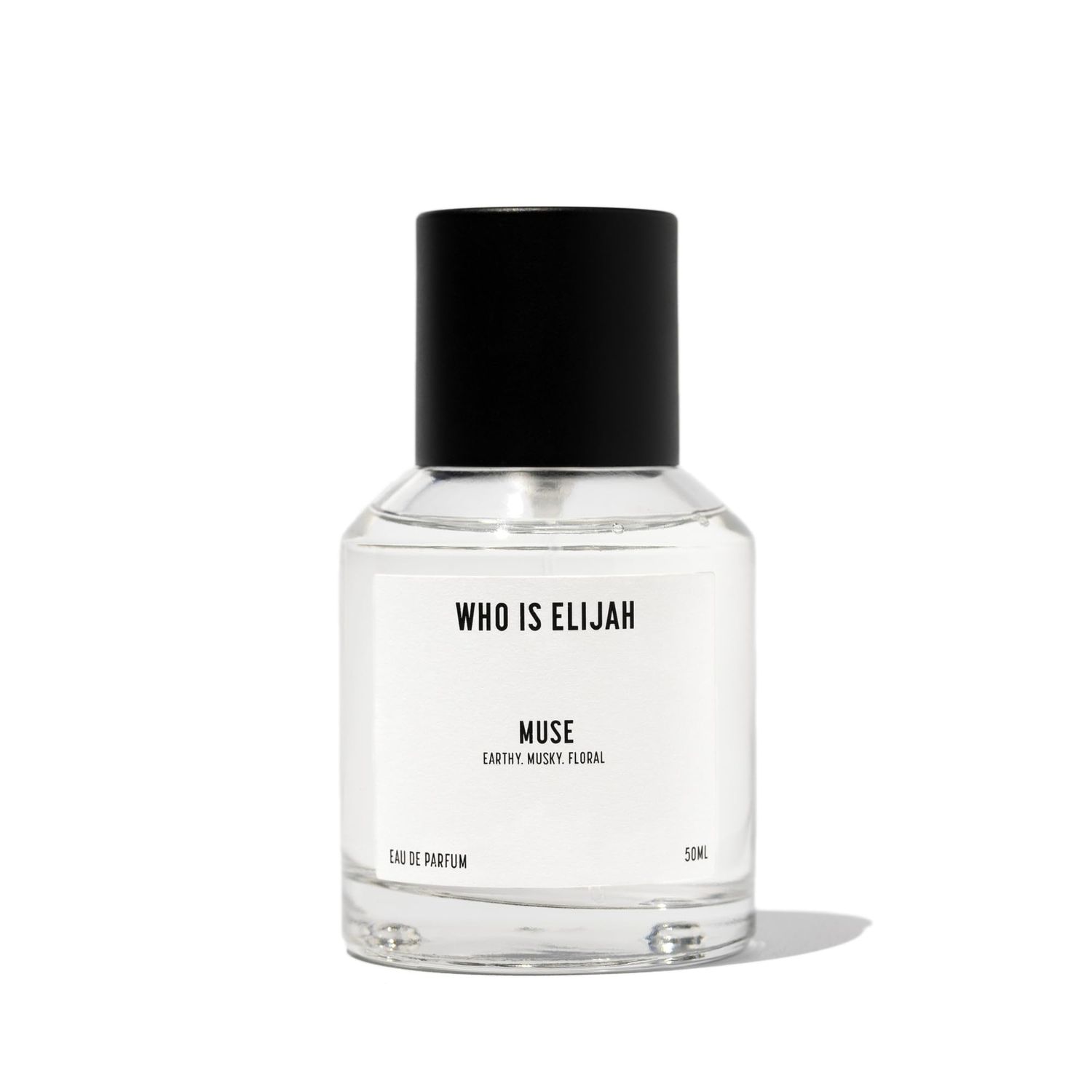 WHO IS ELIJAH Muse Perfume, Unisex Eau de Parfum for Men &amp; Women, Floral &amp; Musky Fragrance with Notes of Jasmine, Ambroxan, Woody Amber, &amp; Garwood, Gifts for Women &amp; Men, Unisex Cologne, 1.7 Fl Oz