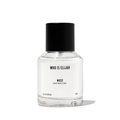 WHO IS ELIJAH Muse Perfume, Unisex Eau de Parfum for Men &amp; Women, Floral &amp; Musky Fragrance with Notes of Jasmine, Ambroxan, Woody Amber, &amp; Garwood, Gifts for Women &amp; Men, Unisex Cologne, 1.7 Fl Oz