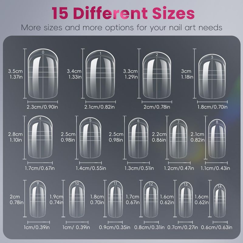 krofaue Toe Dual Forms - Poly Extension Gel Toenail 150pcs Reusable Full Cover Dual Nail Forms for Builder Gel Toenails Nail Molds for Manicure DIY at Home