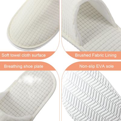 Geyoga 12 Pair House Slipper for Guest Non Slip Disposable Slipper for Travel Washable Reusable Closed Toe Hotel Bridesmaid Indoor Spa Wedding Party Shoeless Home(White, Light Gray, Khaki, Pink,M)