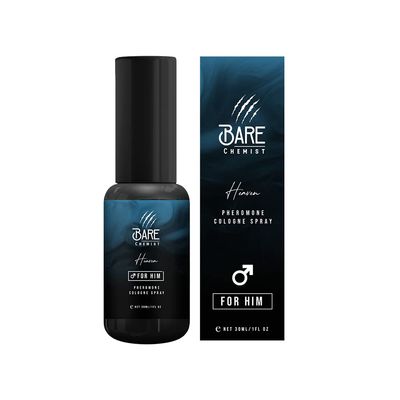 Bare Chemist Heaven Pheromone Cologne for Men - Extra Strong Concentrated Formula - Long-Lasting Fresh Scent - 1.01 Fl Oz Spray