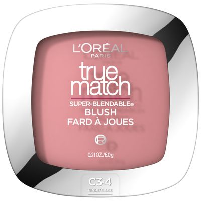 LOreal Paris True Match Super-Blendable Powder Blush, Tender Rose, 0.21 Oz (Packaging May Vary)