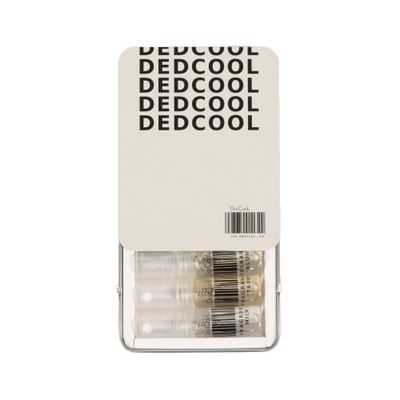 DedCool Sample Tin 6 Scents (Xtra Milk, Milk, Red Dakota, 01 Taunt, Madonna Lilly, 03 Blonde) for Men &amp; Women, Long Lasting Luxury Fragrance, Genderless, Vegan, Non-Toxic Fragrance For All