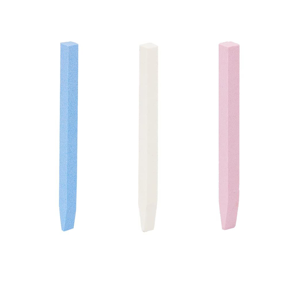 10 Pcs Pumice Stone Nail Art Files Nail Cuticle Pusher Stone File Nail File Buffer Polisher Nail Trimmer Sticks for Home Salon Nail Buffing Tool