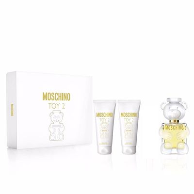 MOSCHINO Toy 2 Set for Women 3.4 oz Eau de Parfum 0.34 Oz EDP Spray 3.4 Oz Shower Gel 3.4 Oz Body Lotion