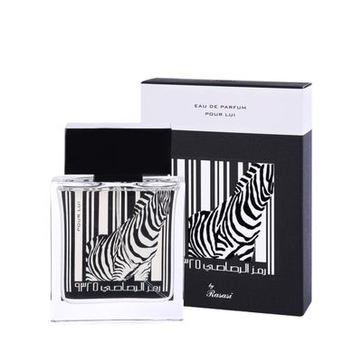 RASASI Rumz Al 9325 Zebra Pour Lui for Men Eau de Parfum Spray, 1.7 Ounce/50ml