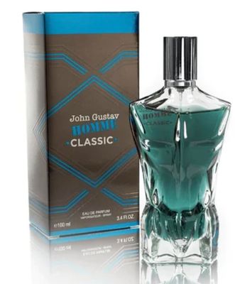 Fragrance World John Gustav Homme Classic Eau de Parfum Spray for Unisex, 3.4 Ounce