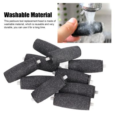 Replacement Rollers Heads Refills for Foot File,Scholl Pedicure Hard Skin Remover Refills Pedi Replacement Rollers Heads Foot File Refills Roller Foot Scrubber Pedicure Tools for Callus Shaver