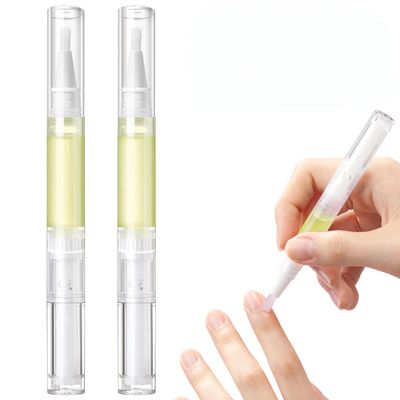 ptoso Radiant Nail Growth Oil, Nail Strengthener, Cuticle Oil for Nails, Moisturize Strengthen Nail Care Oil, Finger Edge Manicure Nourishing Pen, Anti-hangbnail removal, Nail Skin Edge Care (Lemon)