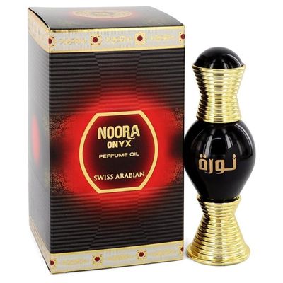 Swiss Arabian Noora Onyx - Luxury Products From Dubai - Long Lasting And Addictive Personal Perfume Oil Fragrance - A Seductive, Signature Aroma - The Luxurious Scent Of Arabia - 0.4 Oz