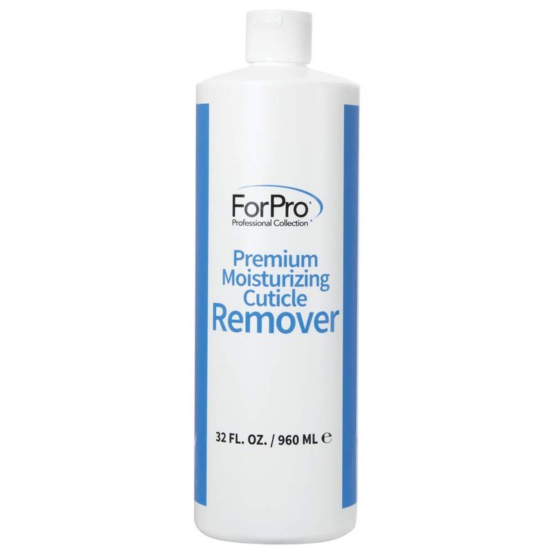ForPro Professional Collection Premium Moisturizing Cuticle Remover, Softens and Hydrates Cuticles for Easy Removal, Includes Glycerin and Mineral Oil, 32 Oz.