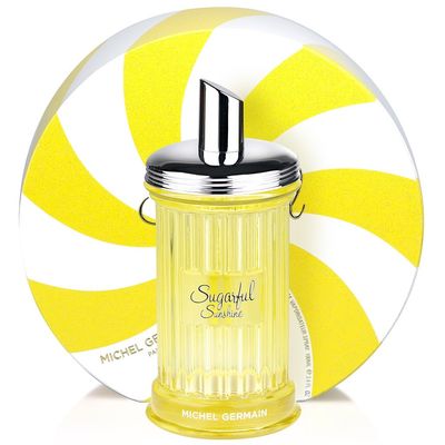 Michel Germain Sugarful Sunshine Eau de Parfum Womens Fragrance Spray, Top Notes of Lime, Pineapple, Mango, Playful Gift for Her, 3.4 Fl Oz