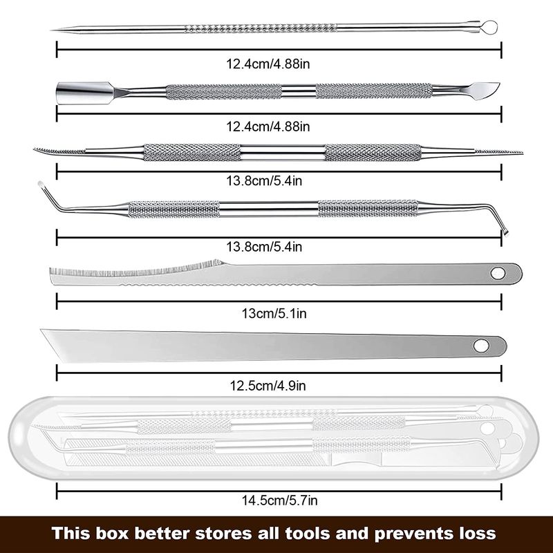 Ingrown Toenail Pedicure Tool Kit(7pcs), Nail Manicure Kit Stainless Steel Nail Care Treatment for Nail Correction Polish Pain Relief