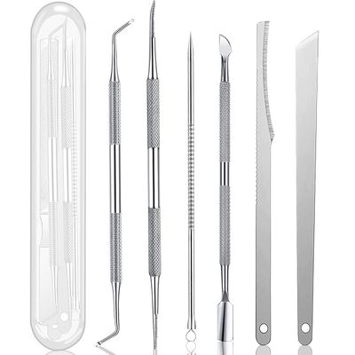 Ingrown Toenail Pedicure Tool Kit(7pcs), Nail Manicure Kit Stainless Steel Nail Care Treatment for Nail Correction Polish Pain Relief