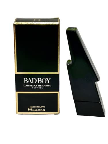 Carolina Herrera Bad Boy Eau De Toilette Mini Splash Men Perfume 8 ml / 0.27 FL Oz