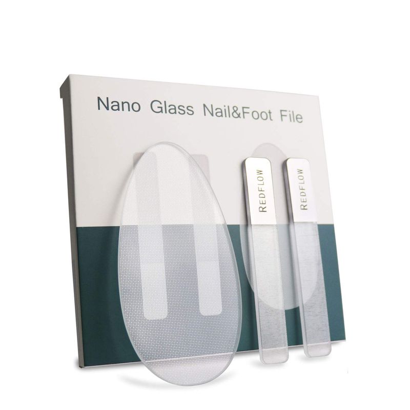 RedFlow nano glass nail file and foot file set