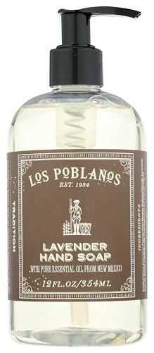 LOS POBLANOS Lavender Hand Soap, 12 FZ