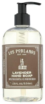 LOS POBLANOS Lavender Hand Soap, 12 FZ