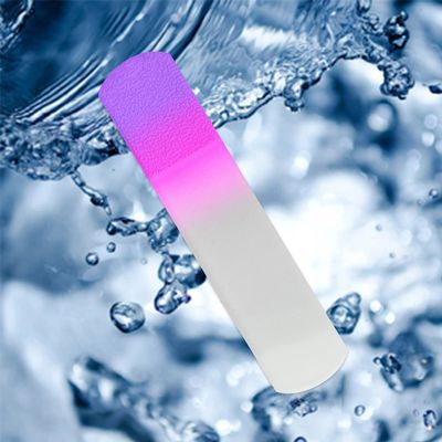 SIUSIO 2Pcs Crystal Glass Foot File Pedicure Rasp Calluses Corn Coarse Hard Skin Remover Professional Pedicure Tools Gradient Rainbow Color Smooth Foots Care Tool for Soft Feet Premium Foot Scrubber