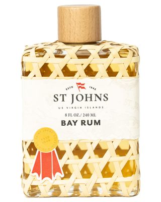 St. John Bay Rum Aftershave and Cologne | Made with Bay Leaves from The Virgin Islands | Bay Leaf After Shave Fragrance for Men | (8 oz Splash Bottle)