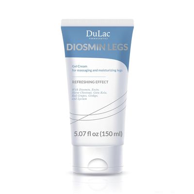 Dulc - Diosmin Legs 5.07 Fl Oz - Varicose Veins Treatment for Legs, Gel Cream for Circulation and Spider Veins, Cooling Effect Diosmin and Horse Chestnut Cream for Leg Swelling Relief