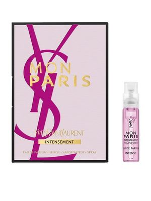 Yves Saint Laurent MON PARIS INTENSEMENT Eau De Parfum Intense Spray Sample Vial .04 oz / 1.2 ml