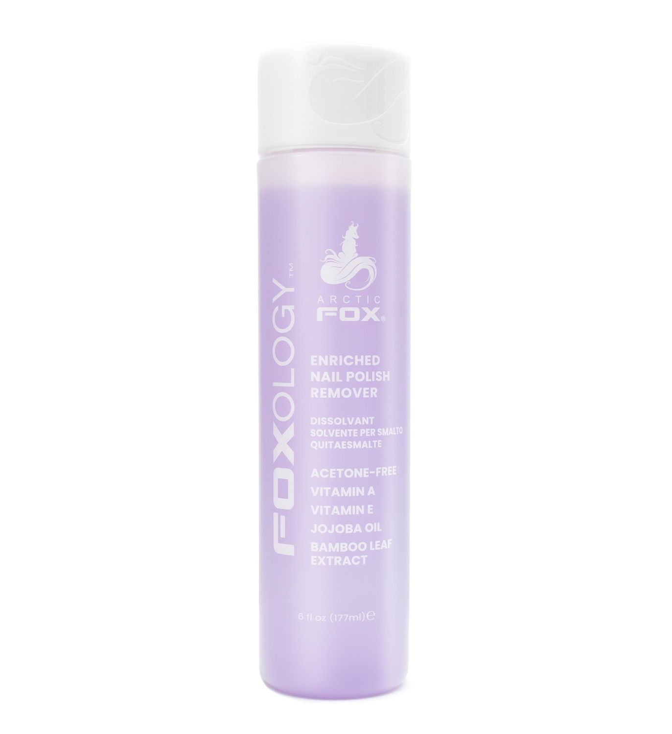 Foxology Vegan And Cruelty Free Enriched Nail Polish Remover Made in USA By Arctic Fox