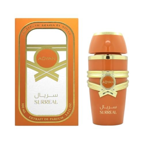 Adyan Surreal Pastels of Arabia by Anfar 100Ml (3.4Oz) - Extract de Parfum For Women With a Mix of Mango, Ginger, Saffron, Mandarin, Orange, Bergamot - Long Lasting Fragrance - Arabian Perfume