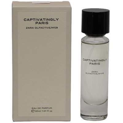 Zara Captivatingly Paris EDP Perfume for Women Eau de Parfum 30ML (1.01 FL.OZ) Floral &amp; Musk Fragrance with Pear, Rose &amp; Musk A Touch of Romance &amp; Sophistication