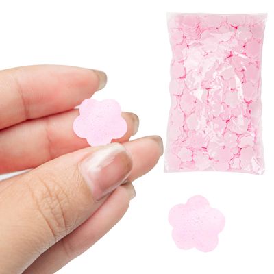 BuleVina 1000 Sheets Portable Soap Confetti Bath, Disposable Paper for Gentle Hand Washing Petals, Fragrance Wash for Women and Men, Perfect for Travel Hiking Toiletry (Pink)