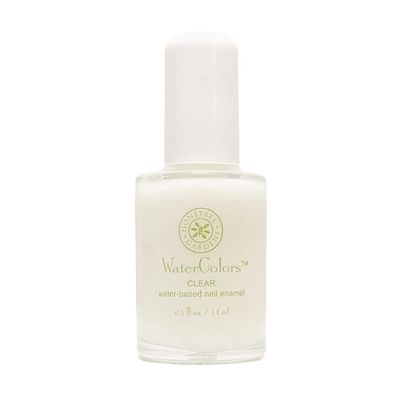 Honeybee Gardens Water-Based Nail Enamel, Clear, Eco-Friendly, Odorless &amp; Vibrant Polish, 0.5 fl oz