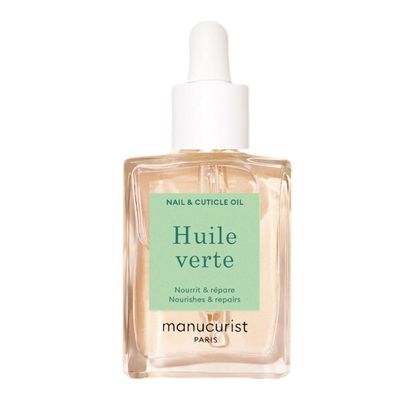 Manucurist Green Oil Nail Care - Nail &amp; Cuticle Oil - Nourishes and Regenerates Nails and Cuticles - Promotes Growth - Blend of 6 Oils - 99 Bio-Sourced - Nail Care - 0.5 fl oz Bottle