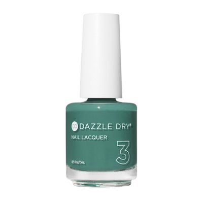 Dazzle Dry Nail Lacquer (Step 3) - 3-Day Weekend - A medium oasis green. Full coverage cream. (0.5 fl oz)