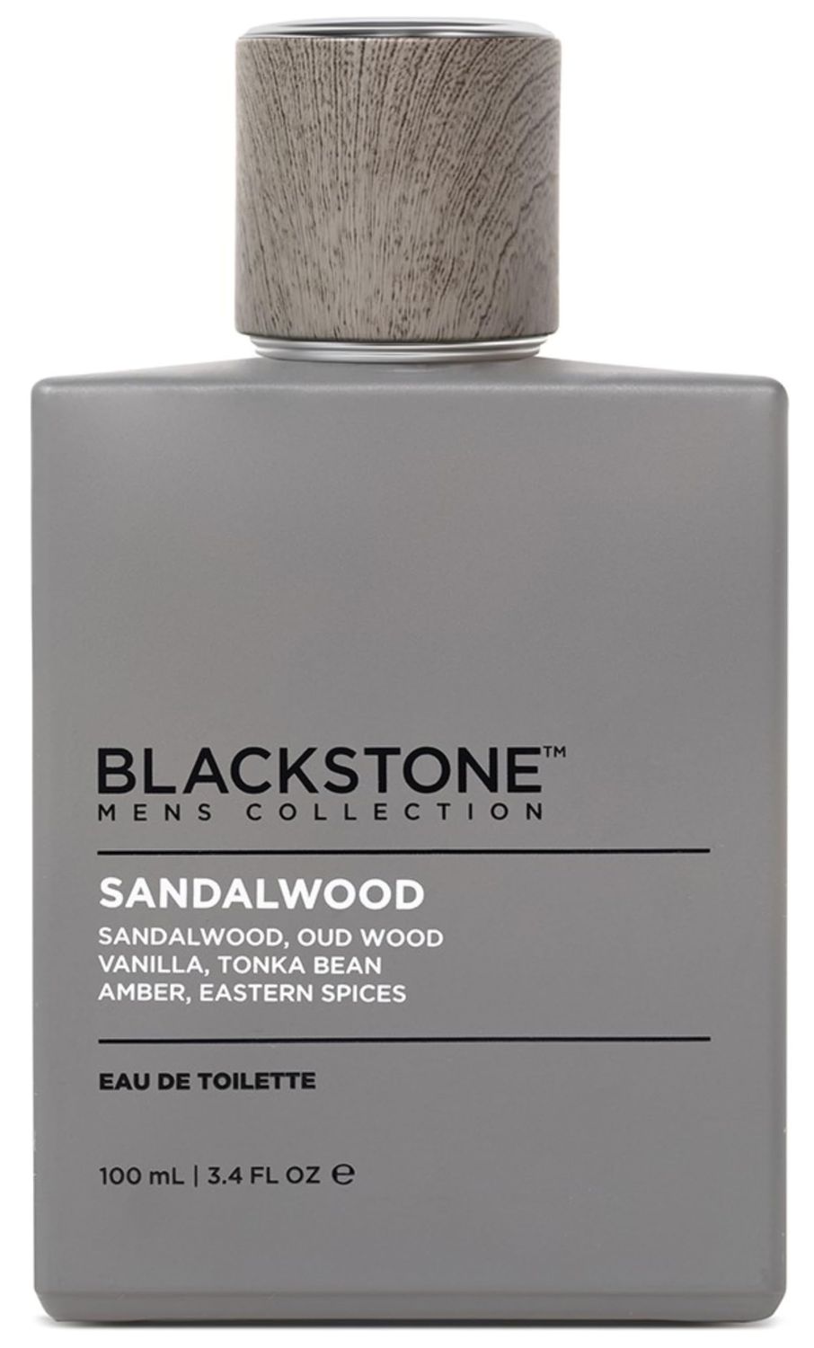 Blackstone Mens Collection Eau de Toilette - Sandalwood | Mens Fragrance, Long Lasting Cologne, with Sandalwood, Oud &amp; Amber | Everyday Fragrance, Travel Size (3.4 Fl Oz)