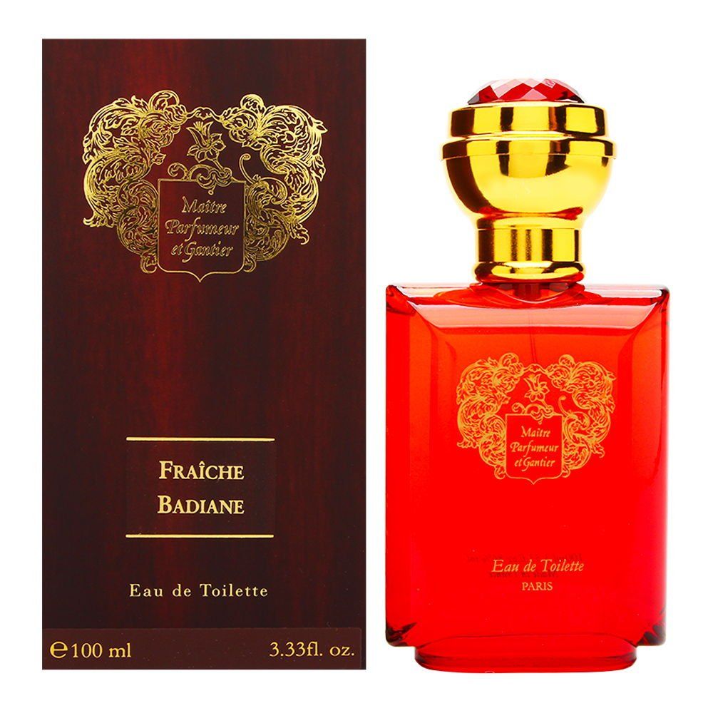 Maitre Parfumeur Et Gantier Fraiche Badiane Eau de Toilette Spray for Men, 3.3 Ounce