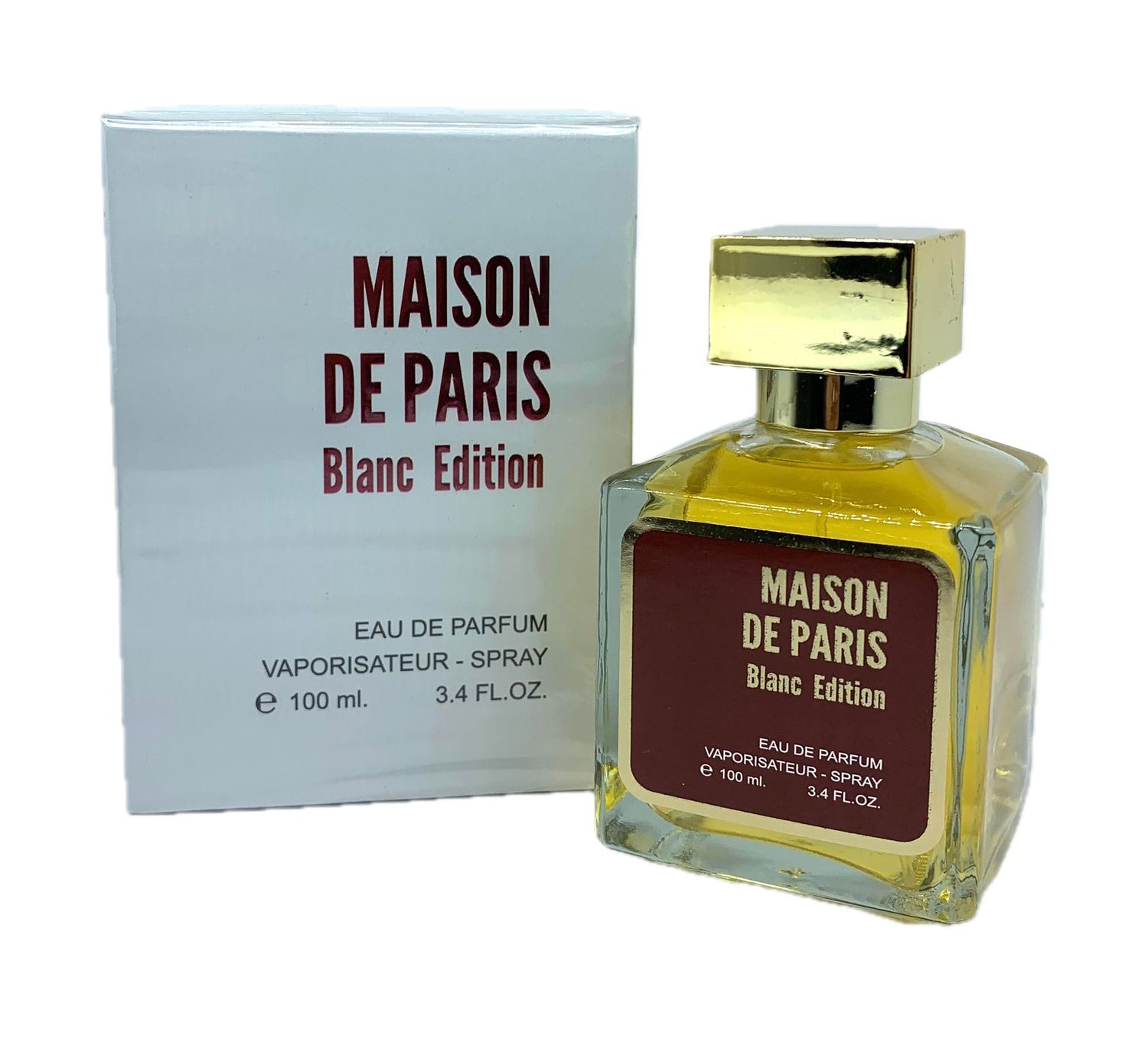 Maison de Paris Blanc Edition Unisex Cologne 3.4 Fl. Oz. Eau de Parfum Spray