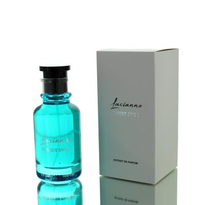 Lucianno Sunset Swim Extrait De Parfum 100mL - Long Lasting Perfume for Men &amp; Women - Refreshing Citrus Scent with Bergamot, Ginger &amp; Coconut Milk - Luxury Perfume for Daily Wear