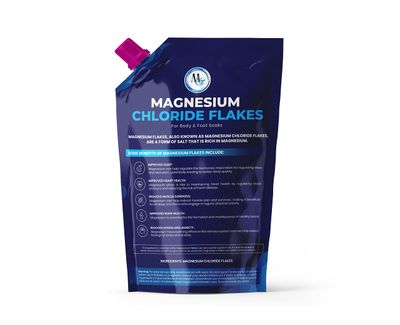 Dead Sea Magnesium Flakes Bath Salts - Superior Alternative to Epsom Salt - Premium Mineral Supplements for Muscle Relief, Aches - Raw and Pure Sourced Natural Salts, Relaxing Bath Foot Soak (5 Lb.)