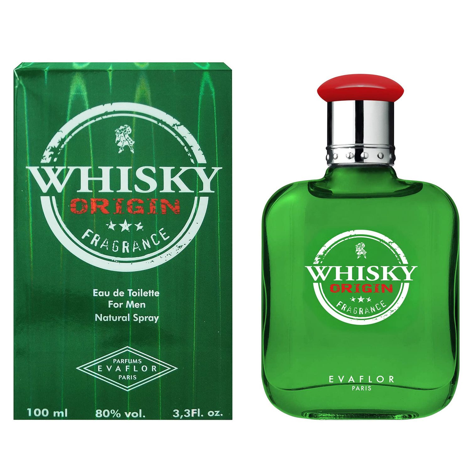 WHISKY ORIGIN Eau de Toilette 100 ml Spray Mens perfume EVAFLORPARIS