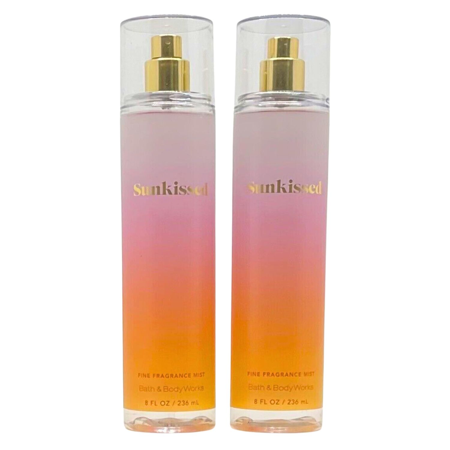 Bath &amp; Body Works Fragrance Mist 2-Pack 8oz Each (Sunkissed)