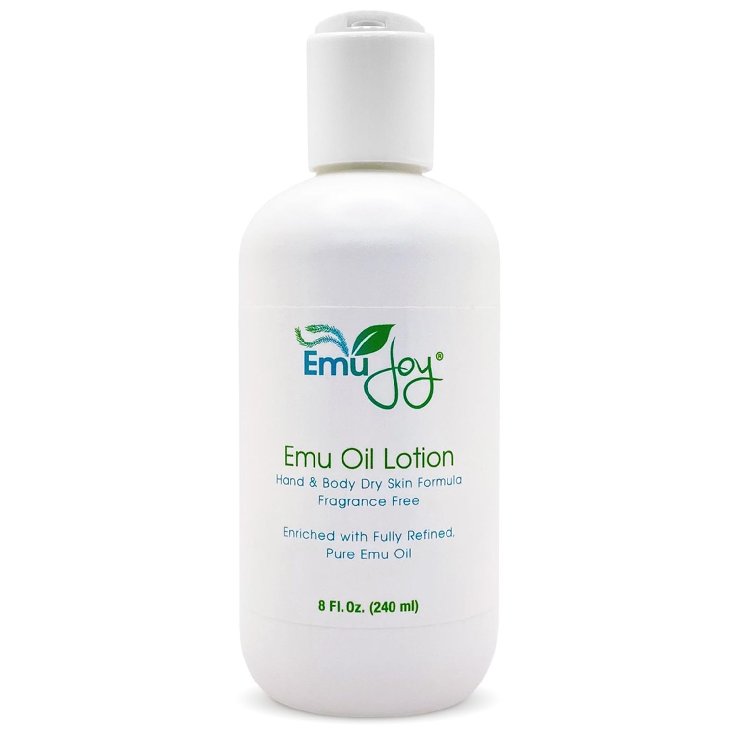 Emu Oil Infused Hand Lotion - Deep Moisturizing Cream for Dry &amp; Cracked Hands Skin Relief - Perfect for Women, Men, and Travel | Natural Lotion with Shea Butter and Natural Oils - 8 oz