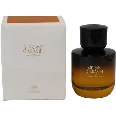 Zara Vibrant Caramel Perfume for Women Sweet and Fruity Fragrance with Bergamot Mandarin Apple Blossom Vanilla and Praline Eau de Parfum 90ml (3.0 fl. oz.)