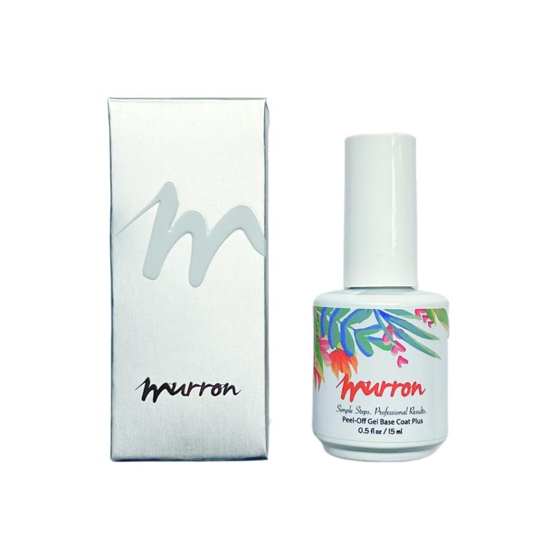 Peel Off Gel Base Coat Plus 15ml UV LED Light Non Toxic Vegan Cruelty Free New Upgraded Formula