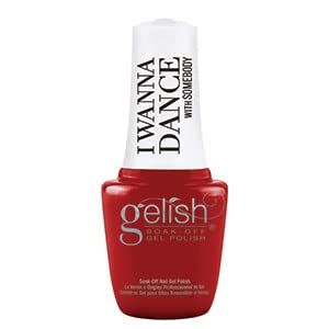Gelish I Wanna Dance with Somebody Holliday Collection Soak Off Polish, Long-Lasting, Vibrant Color, Professional Quality, High Shine, Chip-Resistant (Blazing Up The Charts, 9mL)