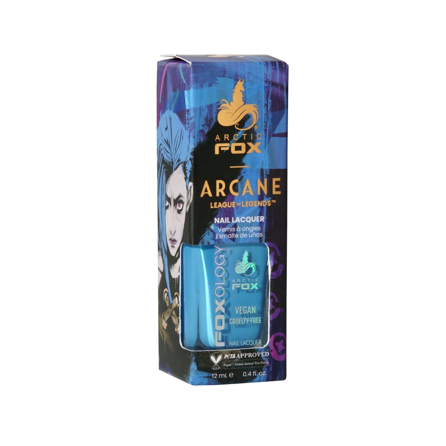 Arctic Fox x Arcane League of Legends Vegan And Cruelty Free Nail Polish Lacquer - JINX